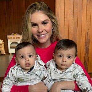 Bárbara Evans mudou seu corpo após o nascimento dos filhos gêmeos Álvaro e Antônio no final do ano passado