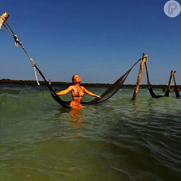 Angélica compartilhou fotos de sua viagem ao Ceará