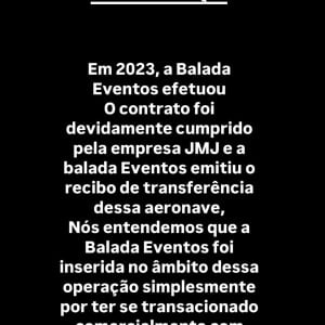 Gusttavo Lima se defendeu após matéria do 'Fantástico': 'Balada Eventos foi inserida no âmbito dessa operação simplesmente por ter se transacionado comercialmente com essas empresas investigadas'