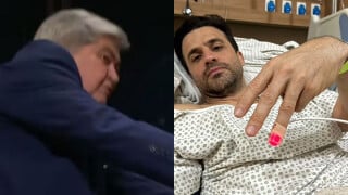 Pablo Marçal aparece em hospital após cadeirada de Datena e equipe fala em fraturas: 'Dificuldade para respirar'