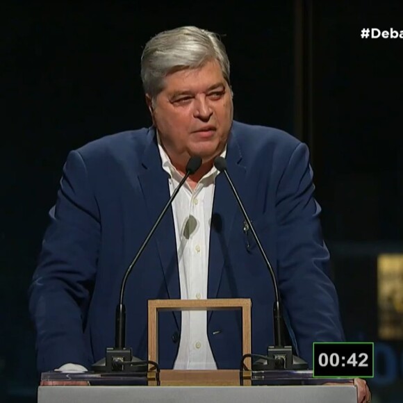 Pablo Marçal e Datena participavam de um debate da TV Cultura entre os candidatos à Prefeitura de SP