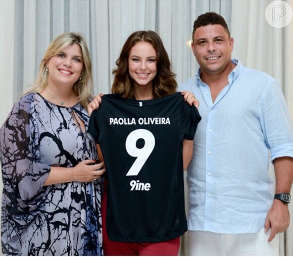 Paolla Oliveira agora é agenciada pela 9ine, empresa do Ronaldo