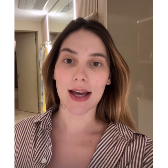 Depois do procedimento, Virgínia Fonseca posou sem maquiagem nos stories e mostrou o resultado imediato