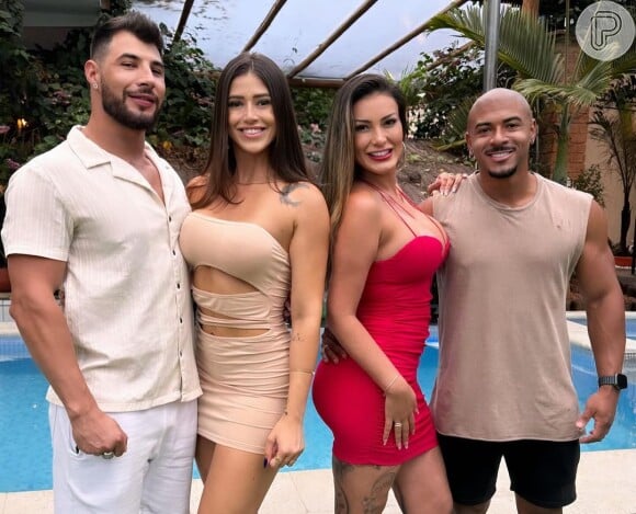 Andressa Urach e Lucas Ferraz se separaram após 8 meses de namoro; casal chegou a gravar vídeos pornô com outros modelos