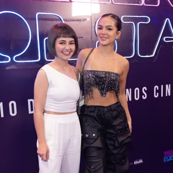 Klara Castanho e Mel Maia se encontraram na pré-estreia do filme 'Tudo por Um Popstar 2'