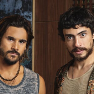 Jaffar Bambirra e Nicolas Prattes são irmãos na novela Mania de Você