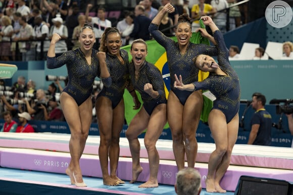 Jade Barbosa conquistou medalha de bronze em grupo nas Olimpíadas de Paris, um feito inédito 