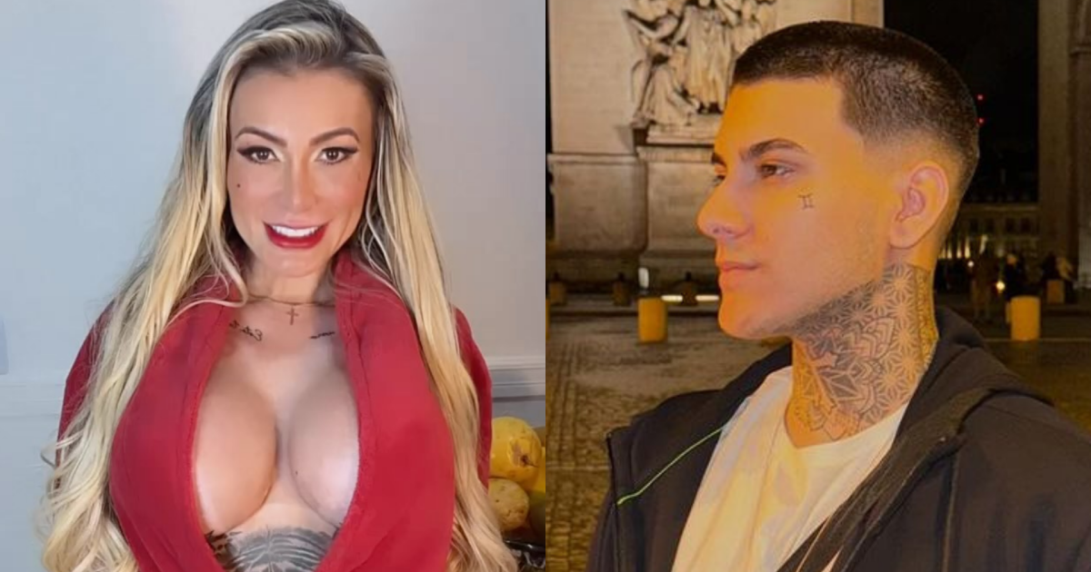 Andressa Urach traz o filho de volta para gravar seus vídeos pornôs e