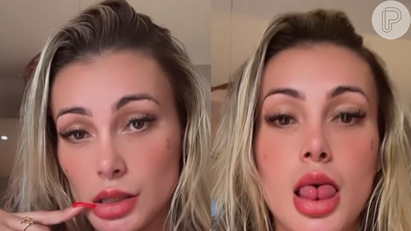 Andressa Urach usa frase bíblica para fazer trocadilho sexual e revolta evangélicos: 'Quando o capeta buscar, não adianta chorar'