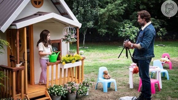 Guilherme Memo conhece sua filha Isabela, na primeira semana da novela Meu Caminho é Te Amar