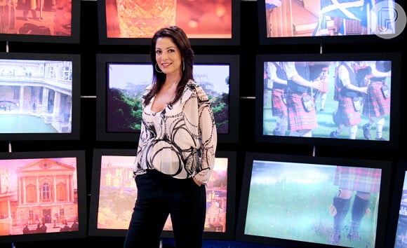 Ana Paula Padrão no SBT comandou ainda o 'SBT Realidade' até 2009, quando migrou para a Record