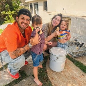 Maria Alice e Maria Flor são as primogênitas de Virgínia Fonseca e Zé Felipe