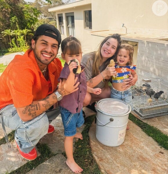 Maria Alice e Maria Flor são as primogênitas de Virgínia Fonseca e Zé Felipe