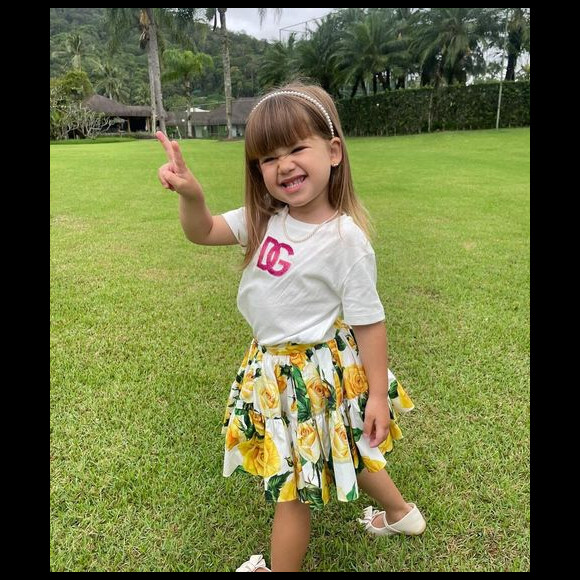 Maria Alice é a filha mais velha de Virgínia Fonseca e Zé Felipe