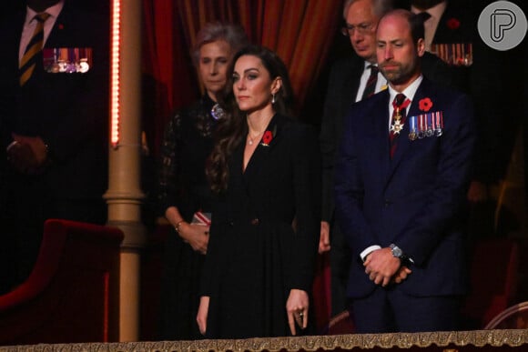 Kate Middleton prestigia evento anual organizado pela Royal British Legion, que homenageia o serviço e os sacrifícios das Forças Armadas Britânicas e da Commonwealth