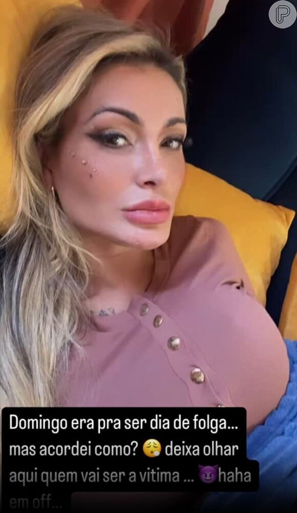 Andressa Urach procurou uma 'vítima' em seus contatos e marcou um encontro