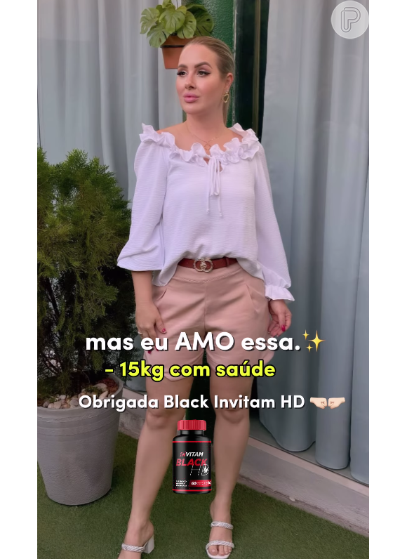 Patrícia Leitte chocou muita gente com seu corpo bem mais magro depois do emagrecimento