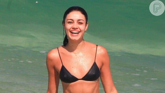 Sophie Charlotte exibe corpo real na praia após 'viagem secreta' com Xamã no fim de semana. Veja fotos!