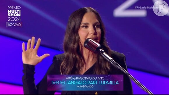 Ivete Sangalo deu um conselho sexual ao ganhar o Prêmio Multishow 2024: 'Não parem de macetar não, que é uma coisa sensacional. Macetem, ok?'