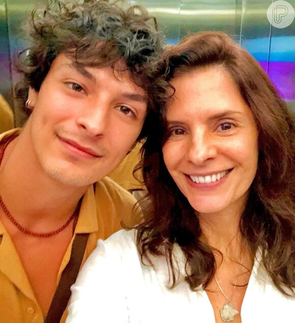 Helena Ranaldi é mãe de Pedro, fruto do casamento com Ricardo Waddington