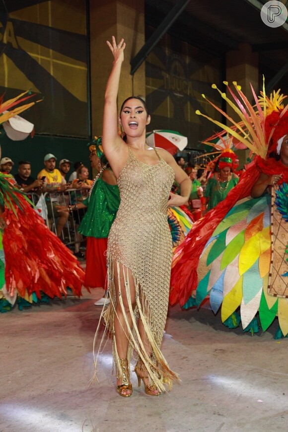 Cunhã-poranga, Isabelle Nogueira está preparada para arrasar no Carnaval 2025 e já mostrou ter muito samba no pé