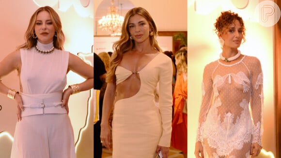 Paolla Oliveira, Camila Pitanga e Grazi Massafera combinaram look clean em evento do verão 2025. Fotos!