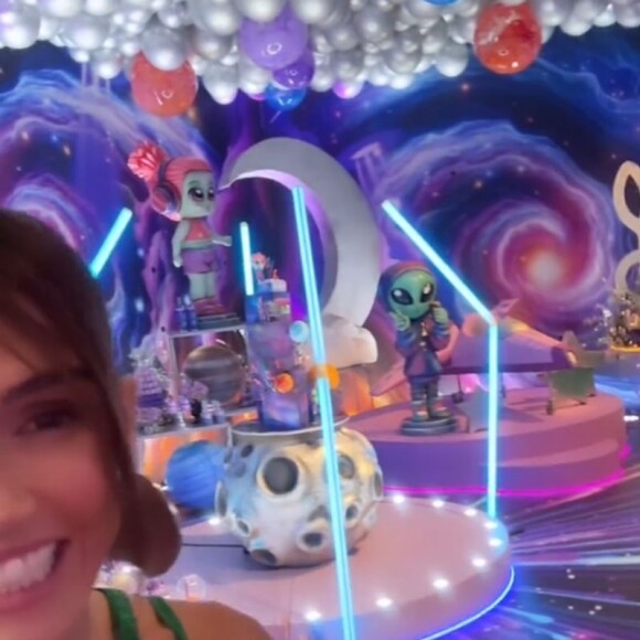 Deborah Secco mostrou detalhes da festa idealizada pela filha