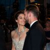 Durante um evento ao lado de Justin Timberlake, em dezembro do ano passado, Jessica Biel exibia uma barriguinha ainda discreta de gravidez