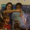 Drica Moraes, afastada de 'Império', festeja aniversário de 6 anos do filho, em 3 de fevereiro de 2015
