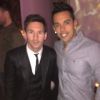 Os amigos de Neymar tietaram Lionel Messi, convidado ilustre da festa de aniversário