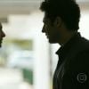 Joel (João Baldasserini) conta a Marília (Maria Fernanda Cândido) que foi Danny Bond (Paolla Oliveira) quem entrgeou os documentos que incrimivam Cláudio (Enrique Diaz) à polícia