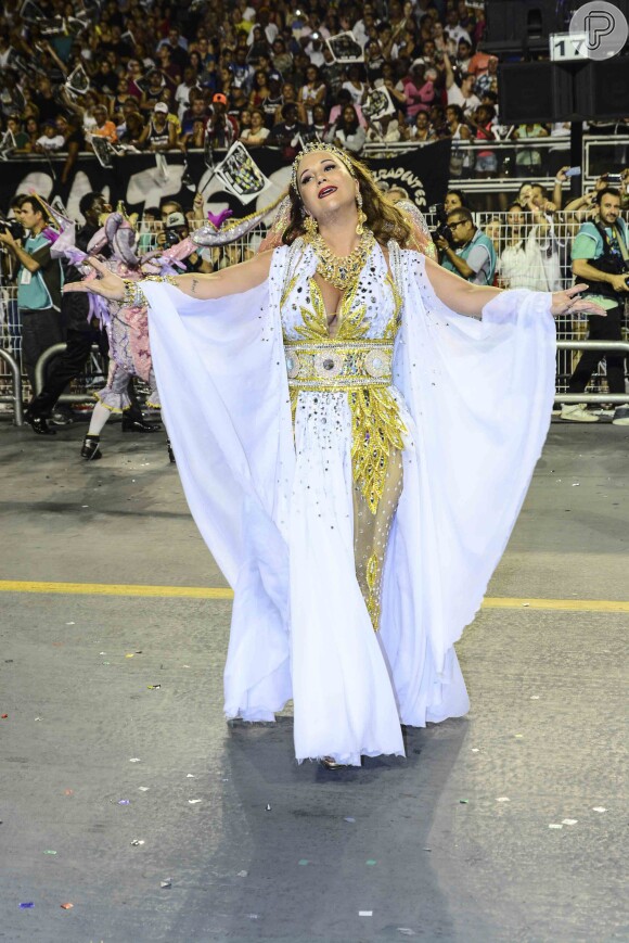 Maria Rita é destaque de Carnaval da escola de samba Vai-Vai, em São Paulo
