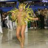 Claudia Leitte estreou como rainha de bateria no Carnaval carioca