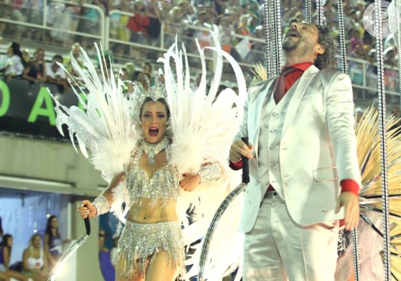 Alexandre Nero e Leandra Leal desfilam no Salgueiro em 2015