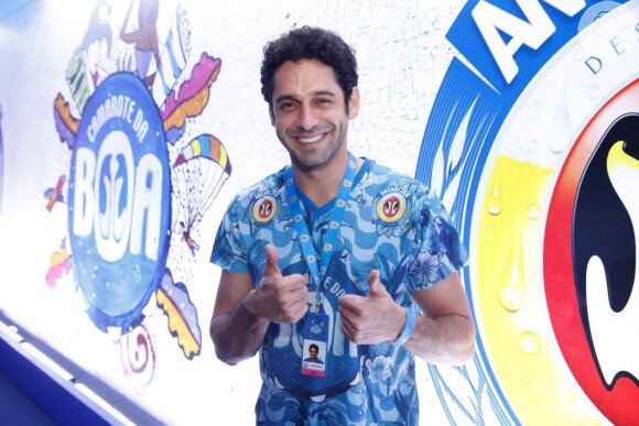 João Baldasserini curte o Carnaval do Rio após Salvador