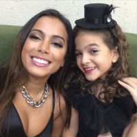 Anitta recebe Mel Maia em baile infantil de Carnaval, no Rio: 'Bom te encontrar'