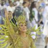 Claudia Leitte foi confirmada como rainha de bateria da Mocidade Independente no Carnaval de 2016. 'Ela já aceitou o convite para continuar sendo rainha', afirmou o patrono da agremiação Rogerio Andrade