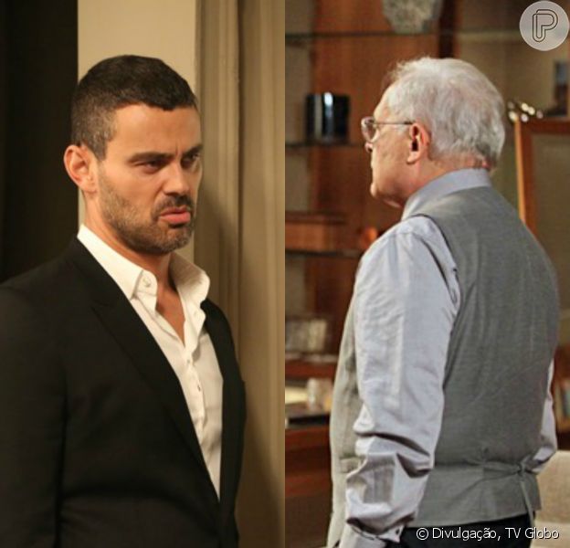 Novela Imperio Preso Maurilio Recebe A Visita De Silviano Pai Purepeople