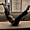 Cristiana Oliveira gosta de praticar pilates