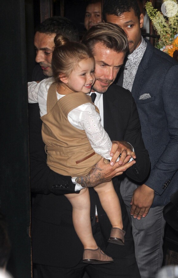 Harper Beckham, filha de David e Victoria, é mais cobiçada que herdeiras de Kanye West e Beyoncé