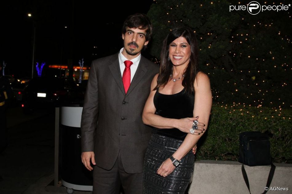 Alicinha Cavalcanti com o marido, Rodrigo Biondi, no ...