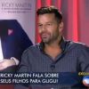 Ricky Martin reforçou em entrevista a Gugu Liberato, exibida nesta terça-feira, 3 de março de 2015, que pretende ter mais filhos: 'A família é pequena'