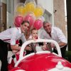 Alexandre Junior, filho de Ana Hickmann e Alexandre Correa, comemora aniversário de 1 ano, no Buffet Planet Mundi, em São Paulo, em 7 de março de 2015