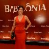 Maria Clara Gueiros na festa de lançamento de 'Babilônia': 'Sou muito tímida'