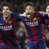 Neymar, Messi e Suárez montam o trio principal do time do Barcelona