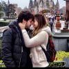 Jayme Matarazzo posa com a namorada na Disney, nos Estados Unidos