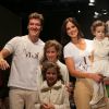 Rodrigo Faro desfilou pela grife Tyrol, na 20ª Edição do Fashion Weekend Kids, em São Paulo, neste sábado, 28 de março de 2015
