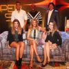 Thiaguinho com a equipe do 'SuperStar', apresentado por Fernanda Lima e André Marques