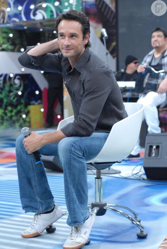 O ator Rodrigo Santoro tem 37 anos de idade