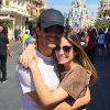 Carol Celico e o marido, Kaká, estiveram recentemente na Disney, que fica em Orlando, nos Estados Unidos